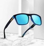 DJXFZLO Lunettes de soleil polarisées - Retro Driving Shades Classic Blue