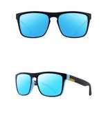 DJXFZLO Lunettes de soleil polarisées - Retro Driving Shades Classic Blue