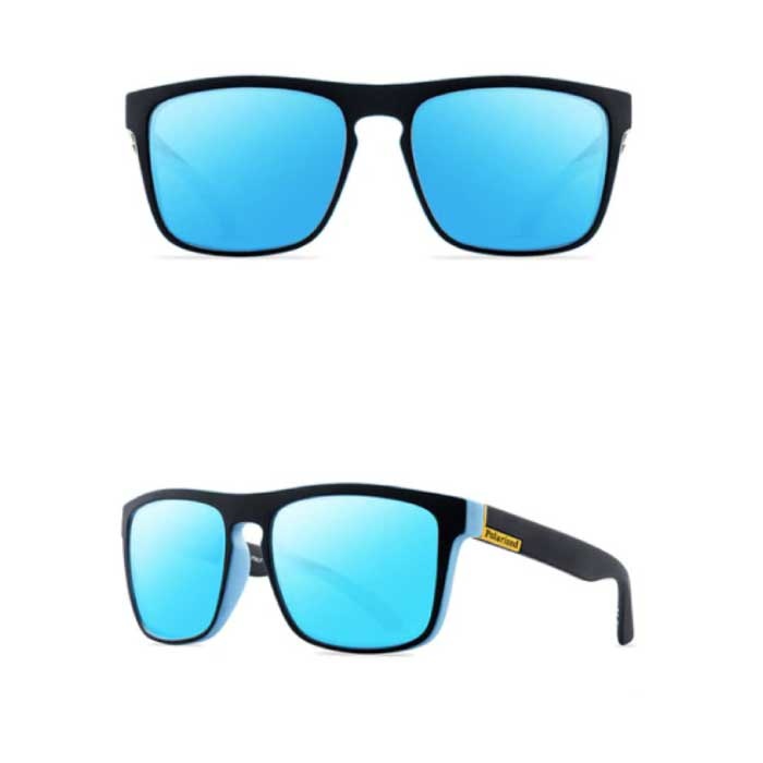 DJXFZLO Okulary przeciwsłoneczne z polaryzacją - Retro Driving Shades Classic Blue