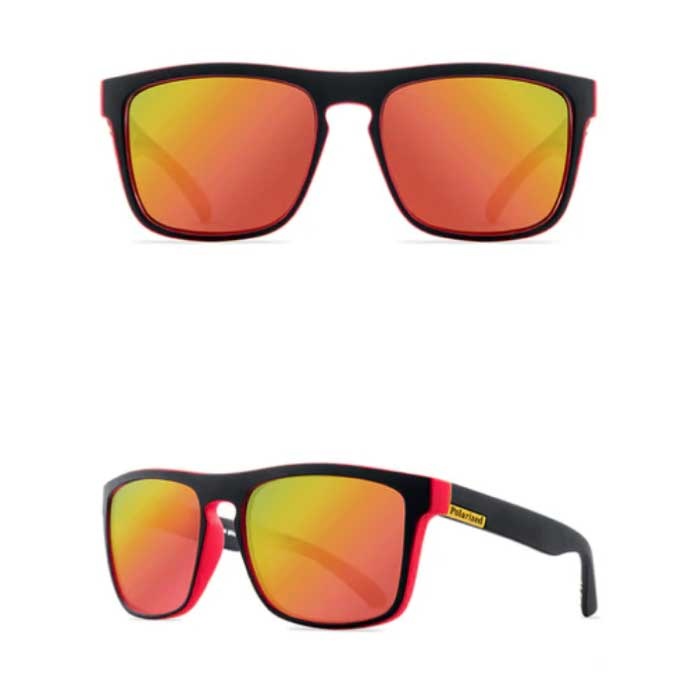 DJXFZLO Polarized Sunglasses - Retro Driving Shades Classic Orange