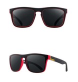 DJXFZLO Gafas de sol polarizadas - Retro Driving Shades Classic Red