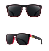 DJXFZLO Okulary przeciwsłoneczne z polaryzacją - Retro Driving Shades Klasyczna czerwień