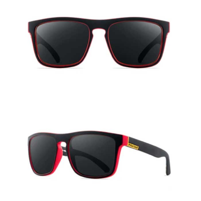 DJXFZLO Gafas de sol polarizadas - Retro Driving Shades Classic Red