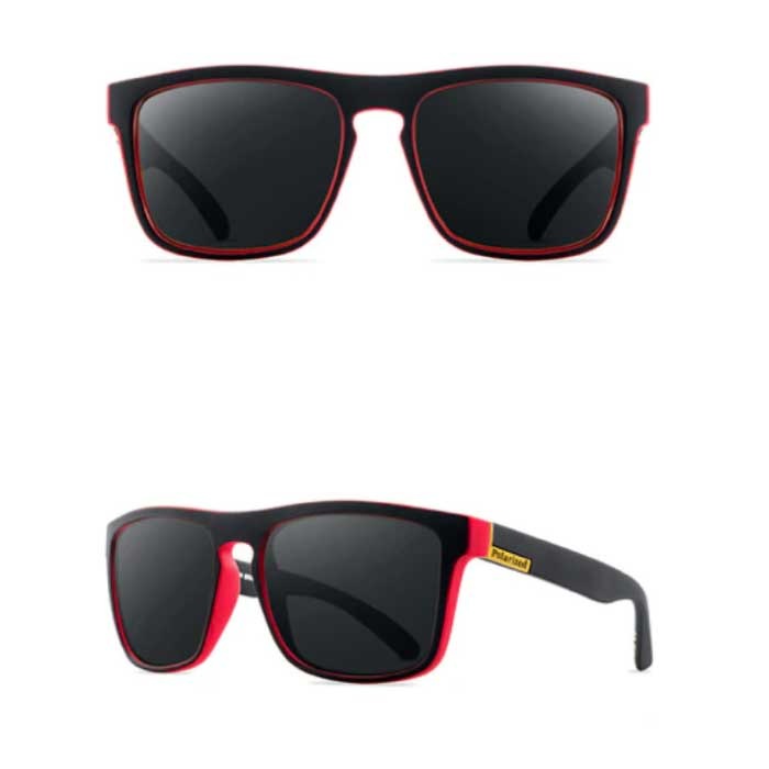 DJXFZLO Lunettes de soleil polarisées - Retro Driving Shades Classic Red