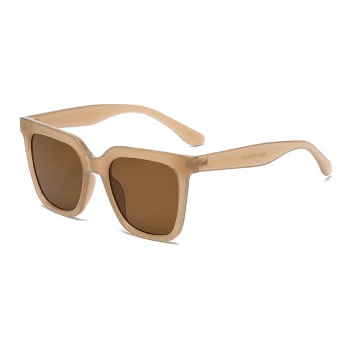 Gafas de sol vintage para mujer - Gafas retro Gafas UV400 Tonos de conducción Marrón