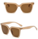 ZXWLYXGX Occhiali da Sole Vintage da Donna - Occhiali Retro Eyewear UV400 Driving Shades Marrone