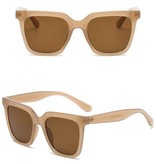 ZXWLYXGX Vintage Sonnenbrillen für Damen - Retro Brille Eyewear UV400 Driving Shades Braun