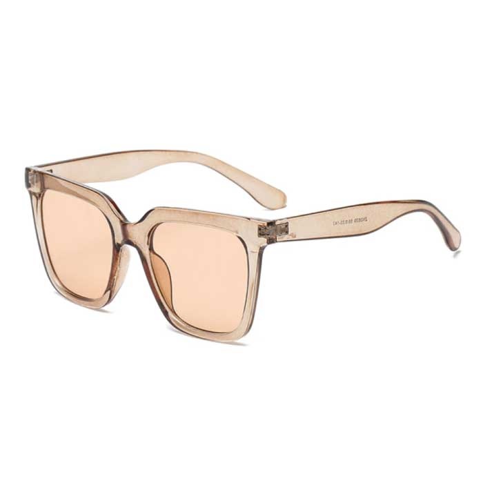 Gafas de sol vintage para mujer - Gafas retro Gafas UV400 Tonos de conducción Marrón claro