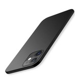 Felfial iPhone 14 Ultra Dun Hoesje - Hard Matte Case Cover Zwart