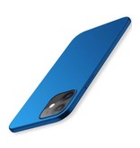 Felfial Coque Ultra Fine pour iPhone 14 Plus - Coque Rigide Mate Bleue