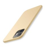 Felfial iPhone 14 Plus ultracienkie etui – twarde, matowe etui w kolorze złotym