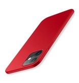 Felfial iPhone 14 Plus ultracienkie etui – twarde, matowe etui w kolorze czerwonym