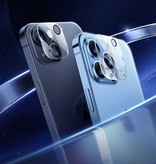 Stuff Certified® Paquete de 2 cubiertas de lente de cámara de vidrio templado para iPhone 14 Pro - Protección a prueba de golpes