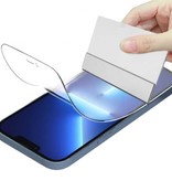 Stuff Certified® Paquete de 4 protectores de pantalla para iPhone 14, película de lámina de hidrogel, película protectora plegable PET