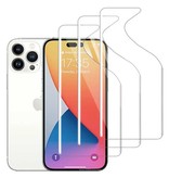 Stuff Certified® Confezione da 4 pellicole protettive per iPhone 14 Pro Max Hydrogel Foil Film Pellicola protettiva pieghevole in PET