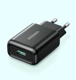 UGREEN 18 W Steckerladegerät - Quick Charge 3.0 USB-Ladegerät Wall Charger Home Charger Adapter Schwarz