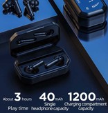 Lenovo LP3 Pro Kabellose Ohrhörer – Bluetooth 5.0 Touch Control Ohrhörer Schwarz