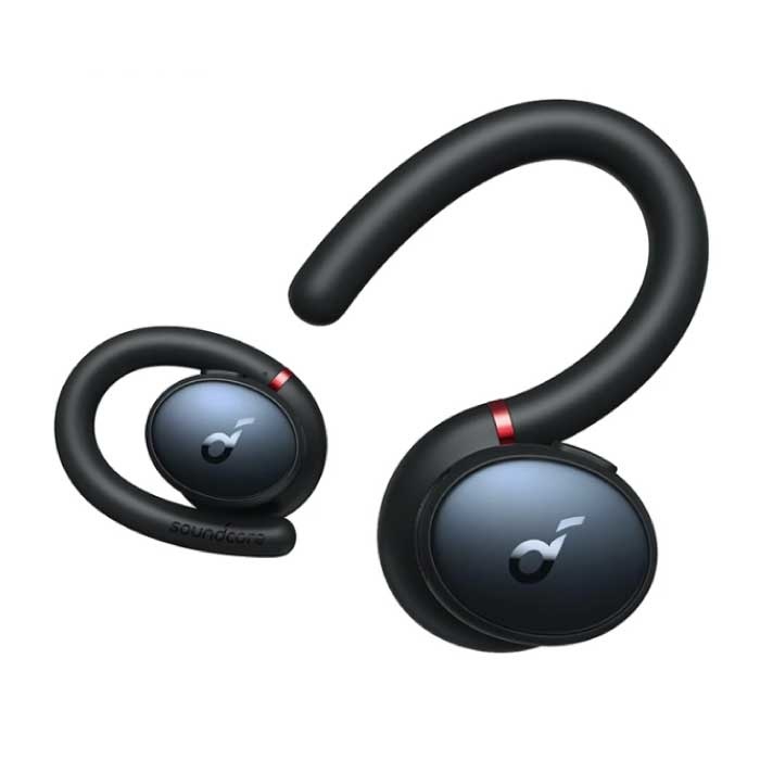 Soundcore Sport X10 Bezprzewodowe słuchawki douszne z zaczepem na ucho i sterowaniem dotykowym - Bezprzewodowe słuchawki TWS Bluetooth 5.2 Czarne