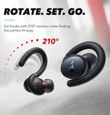 ANKER Soundcore Sport X10 Wireless Earbuds with Earhook and Touch Control – TWS Bluetooth 5.2 Wireless Earphone Black