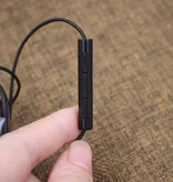 Xiaomi 3,5-mm-AUX-Ohrhörer mit Mikrofon und Bedienelementen – Ohrhörer Kabelgebundene Ohrhörer Ohrhörer Schwarz