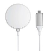 ANKER Caricabatterie Magnetico Powerwave - Ricarica Wireless Ricarica Rapida Qi Universale 7.5W Bianco