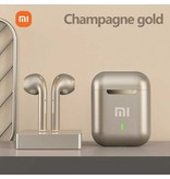 Xiaomi Auriculares inalámbricos J18 - True Touch Control TWS Auriculares Bluetooth 5.0 Auriculares inalámbricos Auriculares Auriculares Oro