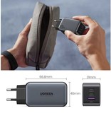 UGREEN Chargeur de prise 65W - GaN / Charge rapide 4.0 / PD Chargeur USB Adaptateur de chargeur de prise de chargeur mural
