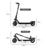iScooter I9 Max Folding Electric Scooter - Off-Road Smart E Step with App - 500W - 25 km/h - 8.5 inch Wheels - Black