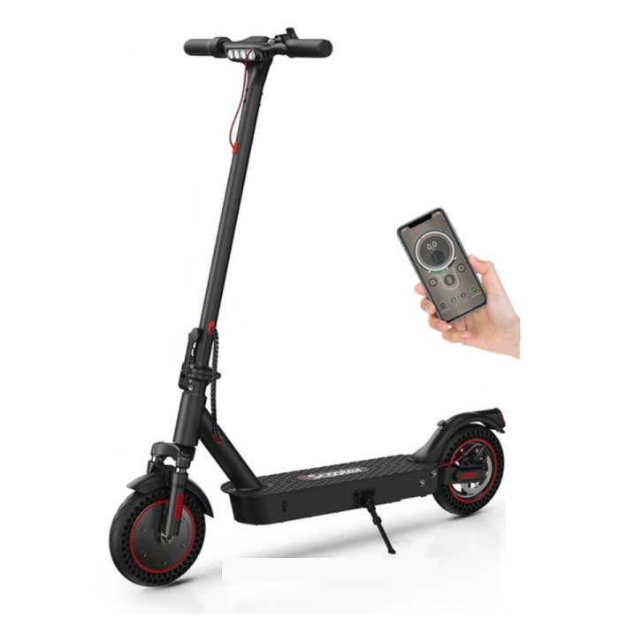 Scooter elettrico pieghevole I9 Max - Smart E Step fuoristrada con app - 500 W - 25 km/h - Ruote da 8,5 pollici - Nero