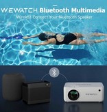 WeWatch Proiettore LED V10 - Mini Beamer Home Media Player bianco