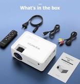 WeWatch V10 LED Projector - Mini Beamer Home Media Player White