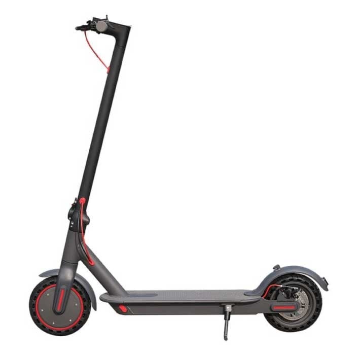 Scooter elettrico pieghevole - Smart E Step ultraleggero fuoristrada con app - 350 W - 30 km/h - Ruote da 8,5 pollici - Nero