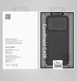 Nillkin Coque Xiaomi Poco X4 GT (5G) CamShield avec Glissière d'Appareil Photo - Coque Antichoc Noir