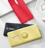Balsam Etui Xiaomi Mi 10T z podstawką pierścieniową i magnesem — wstrząsoodporne etui jasnoczerwone