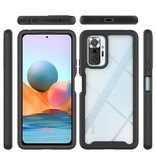 Stuff Certified® Xiaomi Redmi 9T Bumper Case with Frame - Anti-Shock Case Cover Light Blue