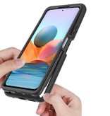 Stuff Certified® Etui zderzaka z ramką do Xiaomi Redmi Note 10 Pro - Pokrowiec przeciwwstrząsowy Jasnoniebieski