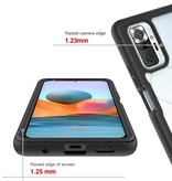 Stuff Certified® Xiaomi Poco M3 Bumper Case with Frame - Anti-Shock Case Cover Jasnoniebieski