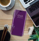 Eurynome Etui z klapką Oppo Find X2 Pro Smart Mirror w kolorze fioletowym