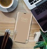 Eurynome Oppo A54 (5G) Smart Mirror Flip Case Cover Case Oro