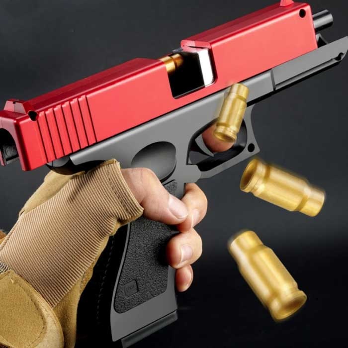 Blaster con espulsione di proiettili - Fucile giocattolo modello Glock