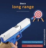 SANMERSEN Blaster mit Granatenauswurf - Glock Modell Spielzeugpistole Blau