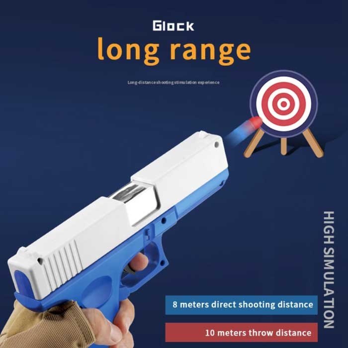 Blaster con espulsione di proiettili - Fucile giocattolo modello Glock