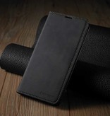 Forwenw iPhone 14 Flip Case Wallet - Wallet Cover Funda de cuero Negro