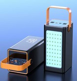 Stuff Certified® Power Bank da 100.000 mAh con 4 porte - Torcia integrata da 66 W - Caricabatteria esterno di emergenza nero