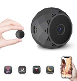 Inzon Mini telecamera di sicurezza WD11 - Videocamera HD Rilevazione del movimento Visione notturna Nera