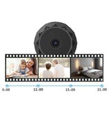 Inzon WD11 Mini Caméra de Sécurité - Caméscope HD Détection de Mouvement Vision Nocturne Noir