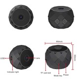 Inzon WD11 Mini cámara de seguridad - Videocámara HD Detección de movimiento Visión nocturna Negro