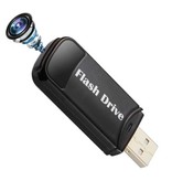 ENPUS Caméscope à clé USB - Caméra de sécurité DVR avec microphone 1080p