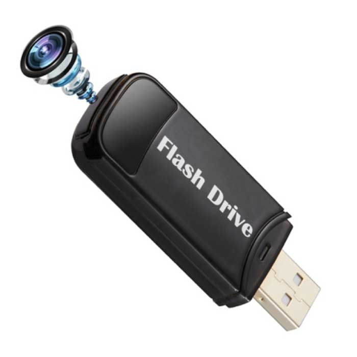 Caméscope à clé USB - Caméra de sécurité DVR avec microphone 1080p