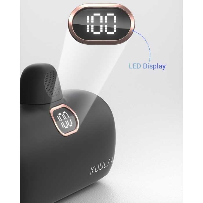 Kuulaa 5000mAh Mini Powerbank voor USB-C - QC / PD Externe Noodaccu Batterij Oplader Wit